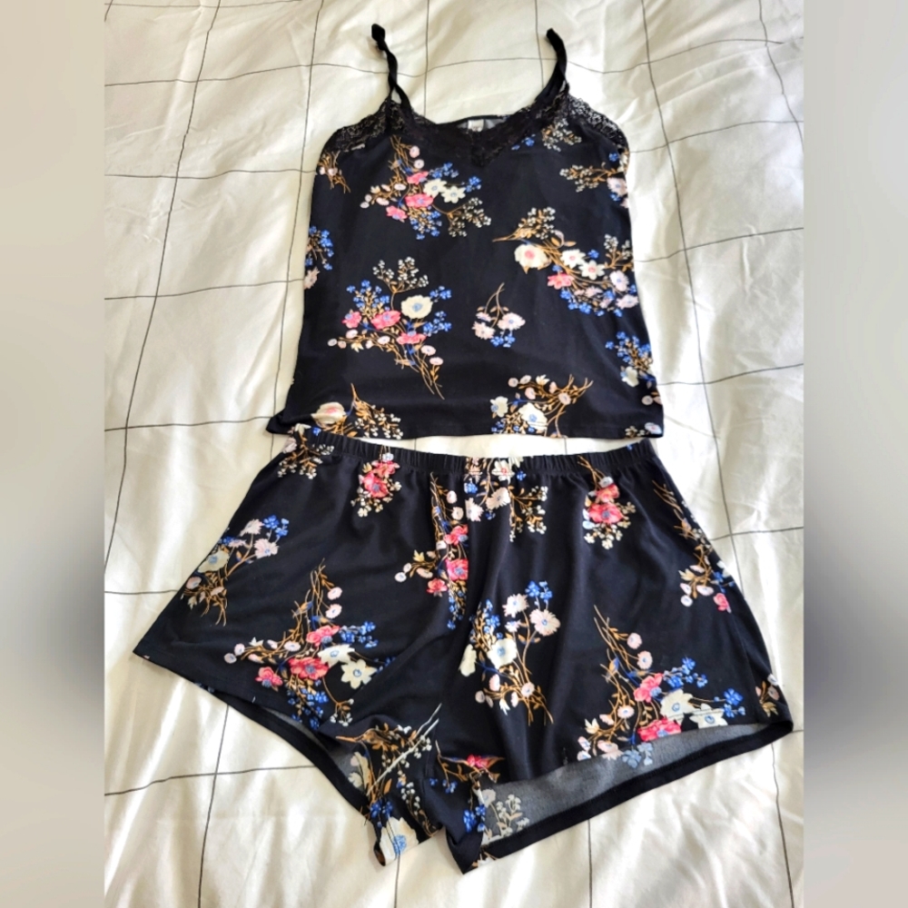 Floral Pajama Set
